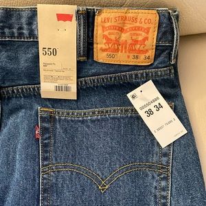 Levi Strauss & Co Relaxed Fit Mens Jeans - size W 38 L 34